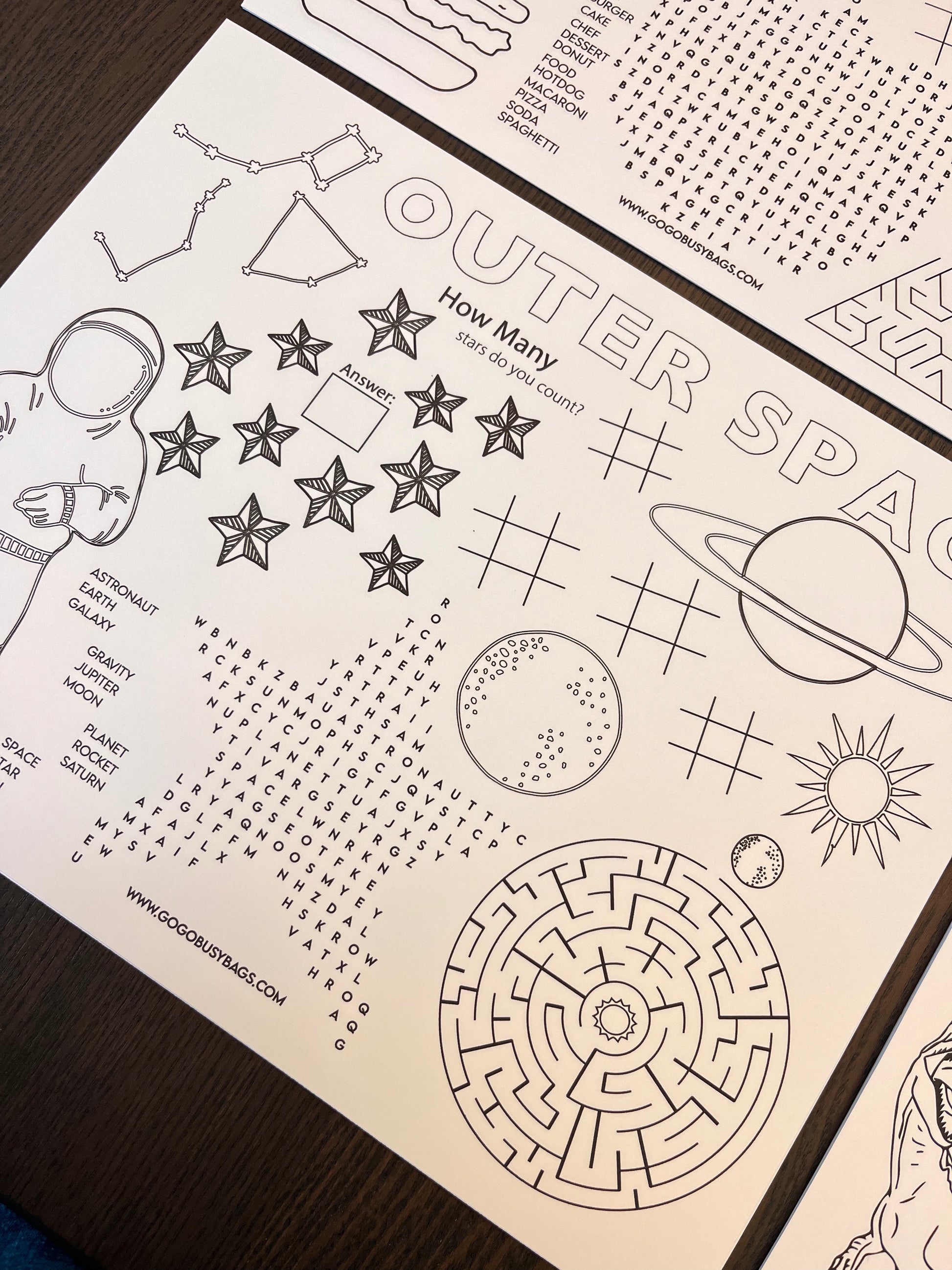 Go Go Busy Bags - OUTER SPACE - Go Go Busy Bags™