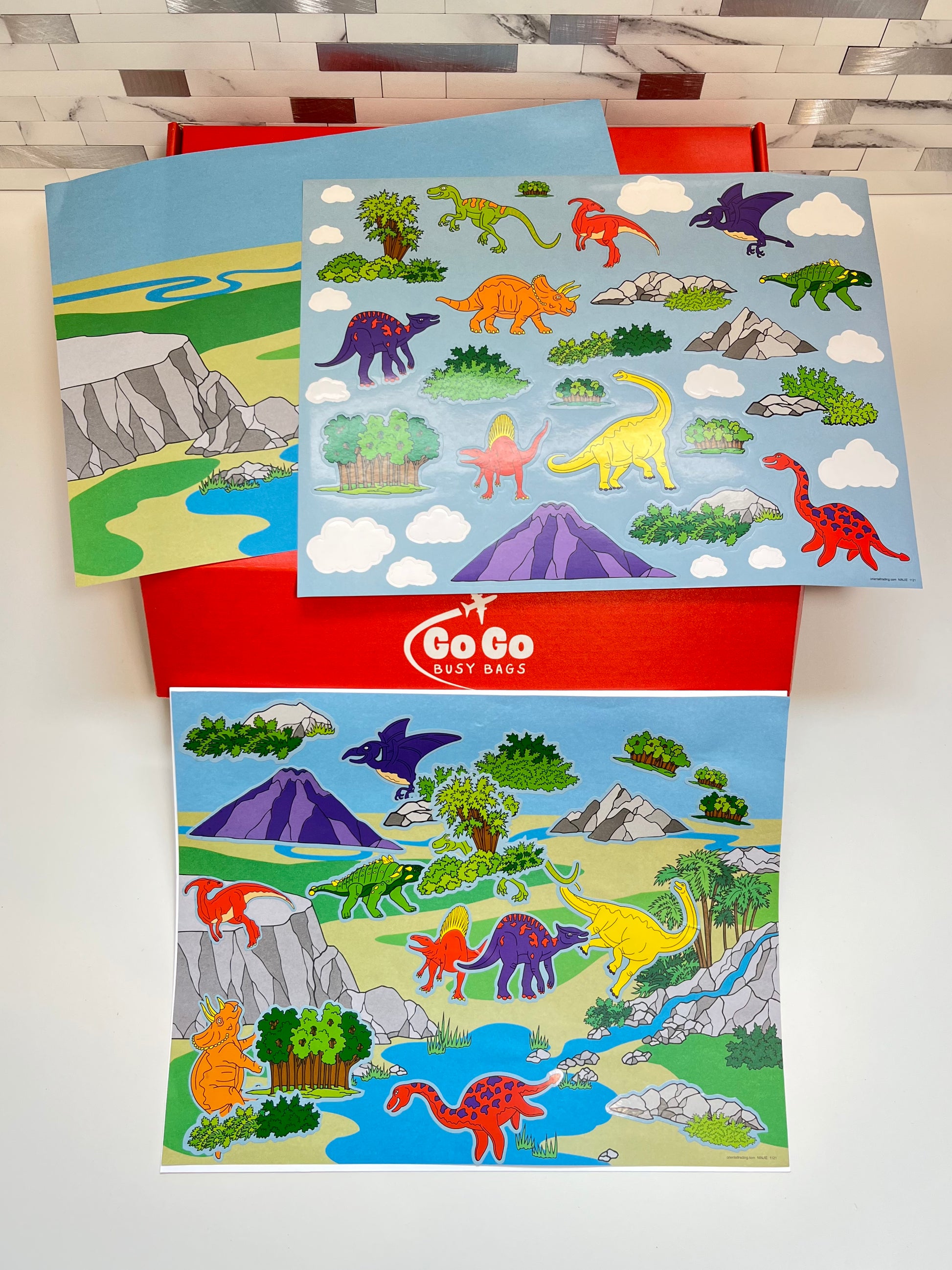 Go Go Busy Bags - DINOSAUR Based April Box - Go Go Busy Bags™